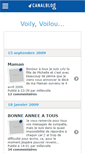 Mobile Screenshot of millevoile.canalblog.com