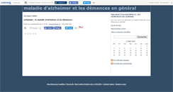 Desktop Screenshot of maladiealzheimer.canalblog.com