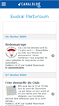 Mobile Screenshot of euskadiparavroum.canalblog.com