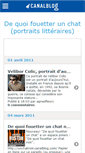 Mobile Screenshot of fouetterunchat.canalblog.com