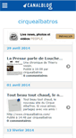 Mobile Screenshot of cirquealbatros.canalblog.com