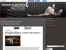 Tablet Screenshot of cirquealbatros.canalblog.com