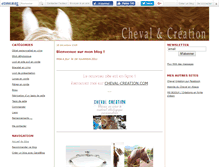 Tablet Screenshot of chevalcreation.canalblog.com