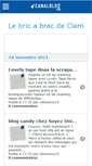 Mobile Screenshot of lebricabrac2clem.canalblog.com
