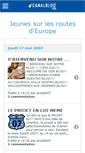 Mobile Screenshot of jeunesdeurope.canalblog.com