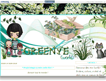 Tablet Screenshot of greenye.canalblog.com