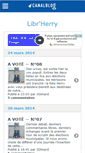 Mobile Screenshot of librherry.canalblog.com