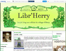 Tablet Screenshot of librherry.canalblog.com