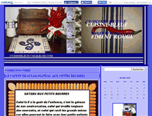 Tablet Screenshot of cuisinebleue.canalblog.com