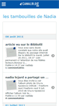 Mobile Screenshot of nadiatambouille.canalblog.com