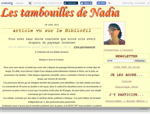 Tablet Screenshot of nadiatambouille.canalblog.com