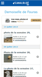 Mobile Screenshot of demoisellefouras.canalblog.com