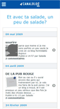 Mobile Screenshot of mysaladier.canalblog.com