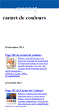 Mobile Screenshot of carnetdecouleurs.canalblog.com