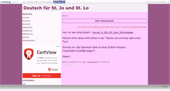 Desktop Screenshot of deutschlehrerin.canalblog.com