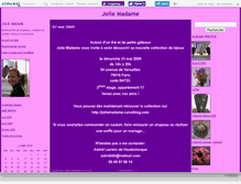 Tablet Screenshot of joliemadame.canalblog.com