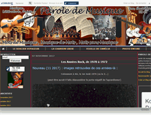 Tablet Screenshot of paroledemusique.canalblog.com