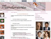 Tablet Screenshot of mandinecrea.canalblog.com