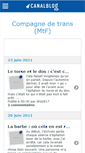 Mobile Screenshot of compagnedetrans.canalblog.com