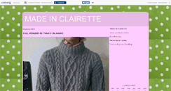 Desktop Screenshot of madeinclairette.canalblog.com