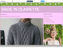 Tablet Screenshot of madeinclairette.canalblog.com