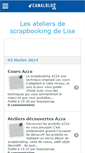 Mobile Screenshot of lisazzascrap.canalblog.com