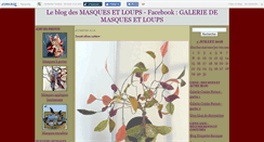 Desktop Screenshot of masquesetloups.canalblog.com