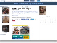 Tablet Screenshot of creadarlynette.canalblog.com