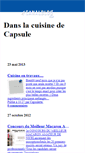 Mobile Screenshot of capsulecuisine.canalblog.com