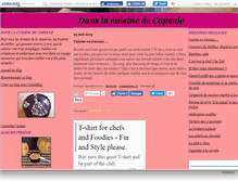 Tablet Screenshot of capsulecuisine.canalblog.com