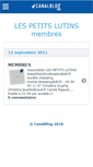 Mobile Screenshot of lutinsmembres.canalblog.com
