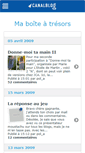 Mobile Screenshot of boiteatresor.canalblog.com