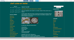 Desktop Screenshot of chefcuistoenherb.canalblog.com