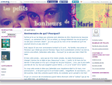 Tablet Screenshot of bonheursdemaman.canalblog.com