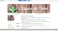 Desktop Screenshot of espaceducalme.canalblog.com