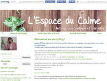 Tablet Screenshot of espaceducalme.canalblog.com